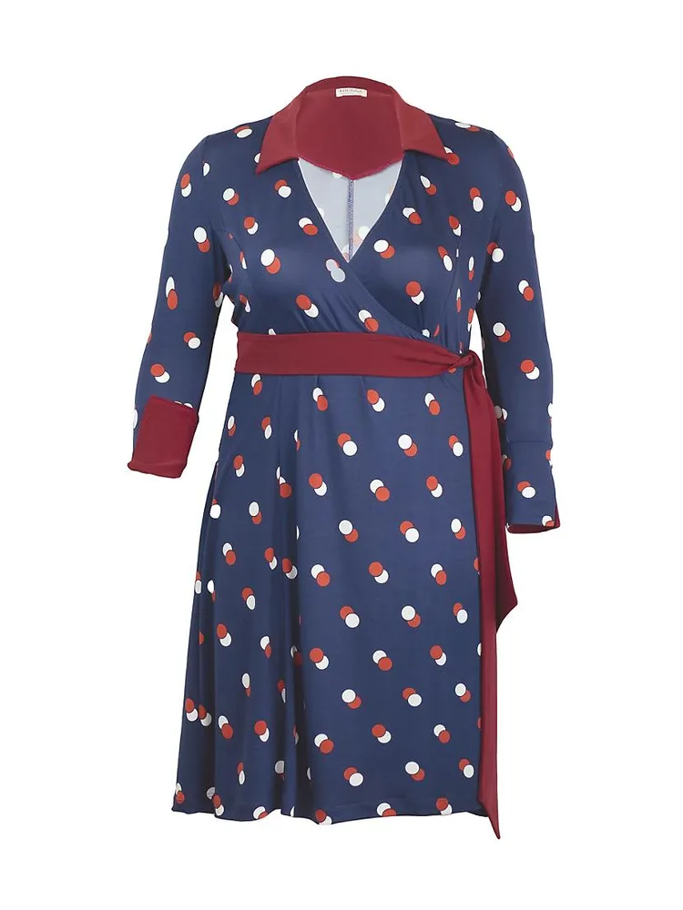 Plus Sophisticate Wrap Dress