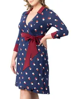 Plus Sophisticate Wrap Dress