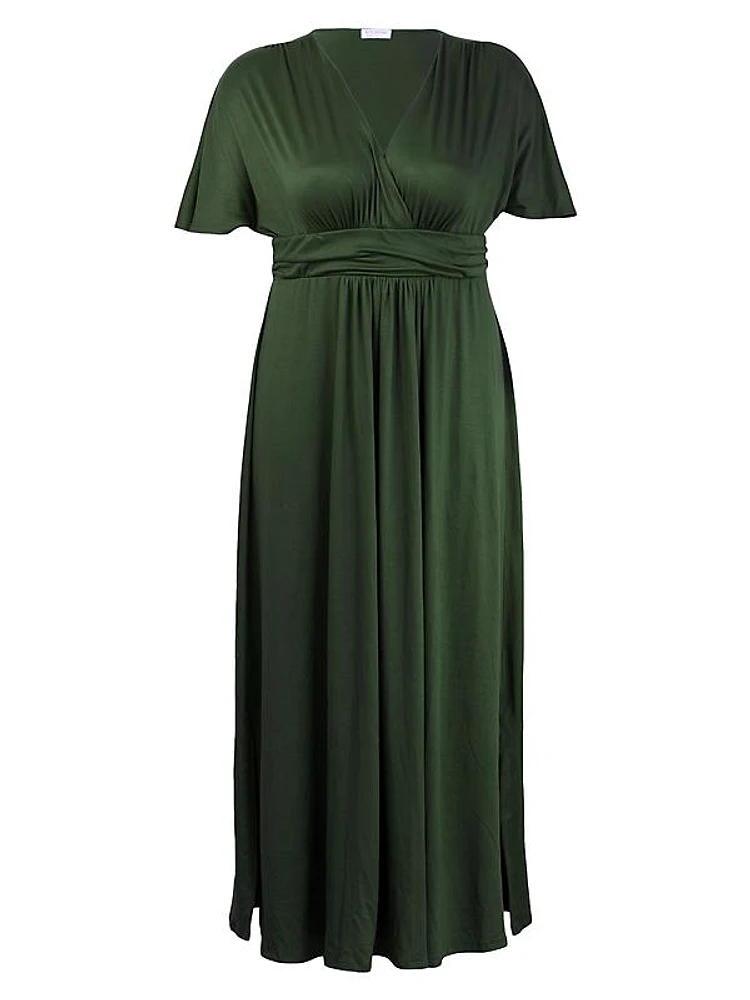 Vienna Satin Maxi Dress