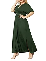 Vienna Satin Maxi Dress