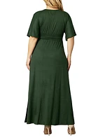 Vienna Satin Maxi Dress