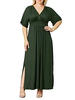 Vienna Satin Maxi Dress