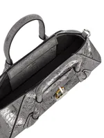 Mini Antigona Stretch Bag In Laminated Leather
