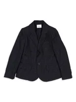 Boy's FF Jacquard Blazer