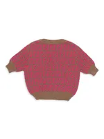 Little Girl's & FF Jacquard Knit Sweater