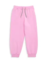 Little Girl's & Logo Joggers