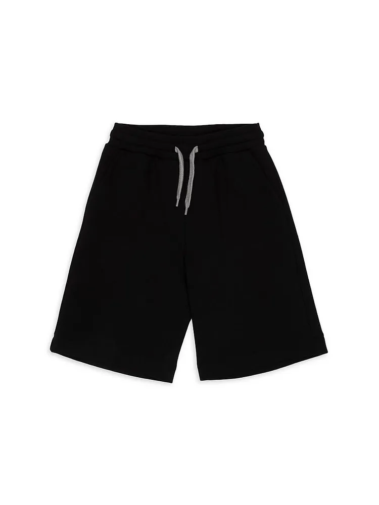 Little Boy's & Logo Sweat Shorts