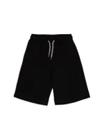 Little Boy's & Logo Sweat Shorts