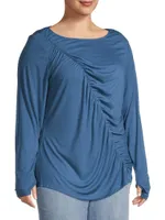 Bell Ruched T-Shirt