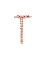 Serpent Bohème 18K Rose Gold & Pink Quartz Ring