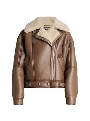 Lamb Shearling & Calf Leather Jacket