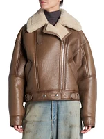 Lamb Shearling & Calf Leather Jacket