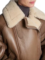 Lamb Shearling & Calf Leather Jacket