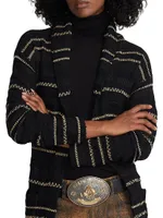 Belted Silk-Blend Cardigan