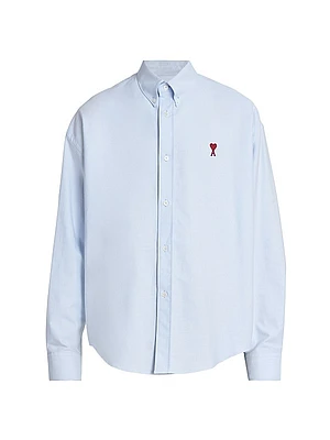 Boxy Ami De Coeur Button-Up Shirt