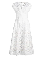 Claire McCardell Lace Midi-Dress