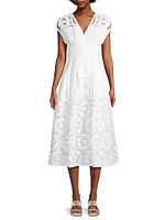 Claire McCardell Lace Midi-Dress