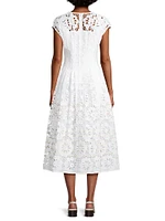 Claire McCardell Lace Midi-Dress