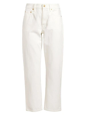 Mid-Rise Cropped Jeans