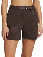 Nylon 4" Buckled Shorts