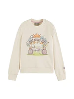 Little Girl's & Girl's 'Free Spirit' Graphic Sweatshirt