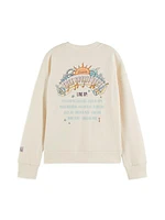 Little Girl's & Girl's 'Free Spirit' Graphic Sweatshirt