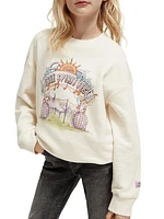 Little Girl's & Girl's 'Free Spirit' Graphic Sweatshirt