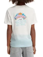 Little Girl's & Logo Disco Dip-Dye T-Shirt