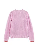 Little Girl's & Knotted Sweater