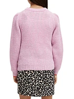 Little Girl's & Girl's Knotted Sweater