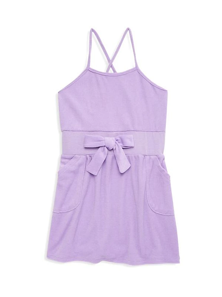 Little Girl's & Girl's Terry Cloth Mini Dress