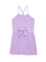 Little Girl's & Girl's Terry Cloth Mini Dress