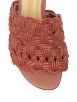 Sammy Braided Leather Slides