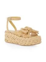 Gaby Raffia Bow Espadrilles