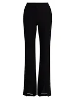 Louisa Wool Slit Pants