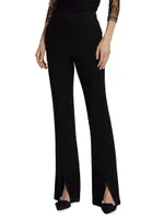 Louisa Wool Slit Pants