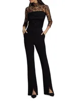 Louisa Wool Slit Pants