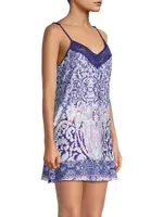 Nora Lace-Trim Knit Chemise