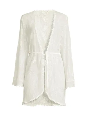 Magnolia Lace Robe