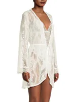 Magnolia Lace Robe