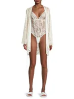 Magnolia Lace Robe