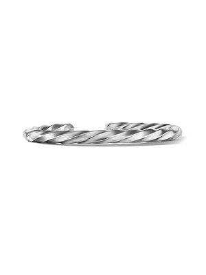 Cable Edge Cuff Sterling Silver