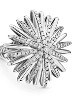 Starburst Ring With Diamonds