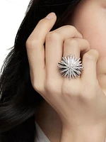 Starburst Ring With Diamonds