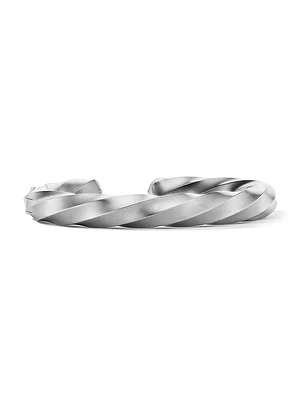 Cable Edge Cuff Sterling Silver/9MM