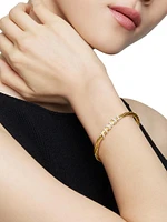 Helena Center Station Bracelet 18K Yellow Gold With Diamonds