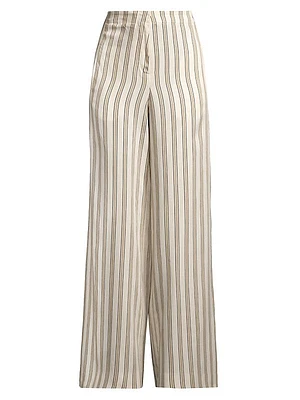 Pastis Striped Wide-Leg Pants