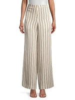 Pastis Striped Wide-Leg Pants