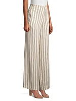 Pastis Striped Wide-Leg Pants