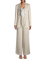 Pastis Striped Wide-Leg Pants